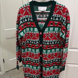 Ugly Christmas Sweater Cardigan/Dress